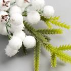 Декор для творчества «Еловая ветка и снежные шары» 22 см - Фото 3