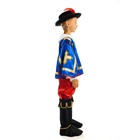 Карнавальный костюм «Мушкетёр», рубашка-накидка, брюки, сапоги, шляпа, р. 28, рост 110 см - Фото 3