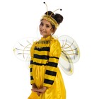 Карнавальный костюм "Пчёлка", платье, крылья, повязка, р-р 30, рост 122 см, 5-7 лет - Фото 2