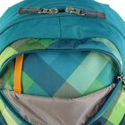 Рюкзак молодежный эргономичная спинка Deuter 46*30*21 Gogo, сине-зелёная клетка 3820016-3216 - Фото 5