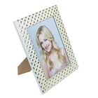 Фоторамка пластик 15х20 см "Золотые ромбы на белом" 22,5х17,5 см - Фото 2