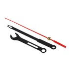 Комплект стрелок для часов, 3 шт, ключ и отвертка, 65/90, чёрные - Фото 2