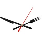 Комплект из 3-х стрелок для часов черные вилка нож 58/72 (671) (фасовка 100 наборов) - фото 297903307
