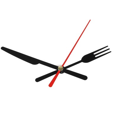 Комплект из 3-х стрелок для часов черные вилка нож 58/72 (671) (фасовка 100 наборов)