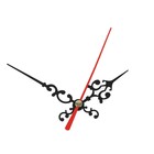 Комплект из 3-х стрелок для часов, черные, резные 50/68 (1045) (фасовка 100 наборов) - фото 318627279