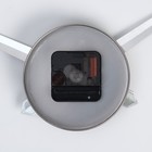 Часы-наклейка, серия: DIY, "Эндерлин", плавный ход, d-120 см, 1 АА, серебристо-черные - Фото 2