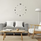 Часы настенные интерьерные «Эндерлин», 3D, наклейка, бесшумные, плавный ход, d=120 см - Фото 2