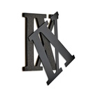 Часы настенные интерьерные большие, 3d «Лорье», плавный ход, наклейка, d=120 см, чёрные - Фото 3