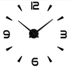 Часы настенные интерьерные, 3d "Кавалье", бесшумные, наклейка, d-120 см - фото 6287706