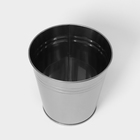 Вазон без ручек, 5 л, h=20.5 см, нержавеющая сталь, ГОСТ - Фото 2