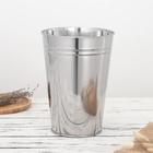 Вазон без ручек, 7 л, h=29 см, нержавеющая сталь, ГОСТ - Фото 6