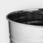 Вазон без ручек, 11 л, h=49 см, нержавеющая сталь, ГОСТ - Фото 3