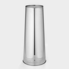 Вазон без ручек, 11 л, h=49 см, нержавеющая сталь, ГОСТ - Фото 4