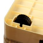 Контейнер для хранения с крышкой «Уличное кафе», 35 л, 50×31×28 см, на колёсиках, слоновая кость - Фото 3