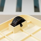 Контейнер для хранения с крышкой «Уличное кафе», 35 л, 50×31×28 см, на колёсиках, слоновая кость - Фото 6