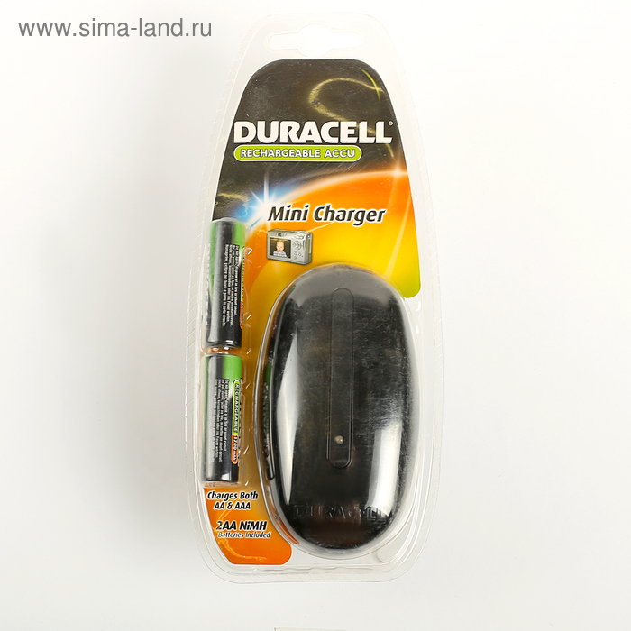 Зарядное устройство Duracell для аккумуляторов CEF20 + аккумуляторы AA 1700mAh 2 шт - Фото 1