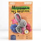 Набор для творчества. Игрушка из шерсти «Зайчик» - Фото 10