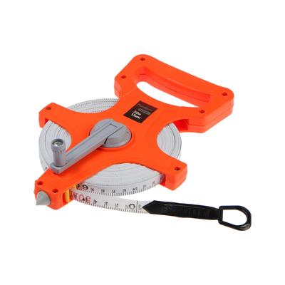 Мерная лента геодезическая «РемоКолор», фиберглассовая, открытый корпус, 50 м × 13 мм