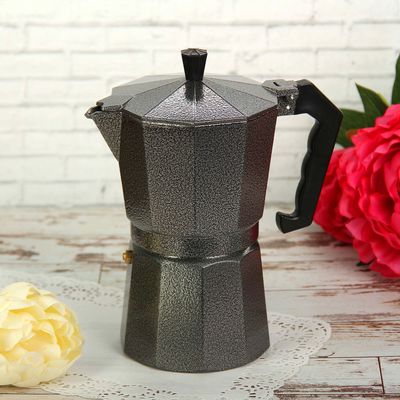 Кофеварка гейзерная «Мрамор», на 9 чашек