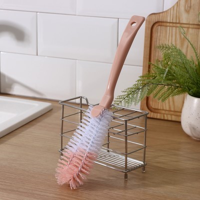 Ёршик для посуды двойной Доляна, 31×6 см, МИКС