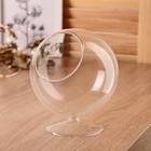 Флорариум «Натурель», сфера, d=8 см, 17×15 см, стекло, прозрачный - Фото 2