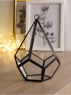 Флорариум «Угольник», каркас, 21×14 см, стекло, прозрачный, чёрный - Фото 3