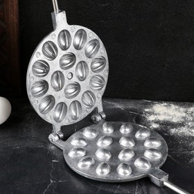 Форма для выпечки печенья «16 орешков», литой алюминий