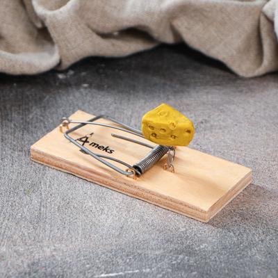 Мышеловка деревянная "Ретро", 10 х 4,5 см