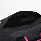 Сумка спортивная, отдел на молнии, наружный карман, цвет чёрный - Фото 4
