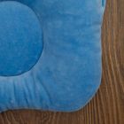 Подушка анатомическая, размер 30 х 21 см, цвет голубой - Фото 3