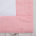 Комплект на выписку с одеялом ЛАДУШКИ (450/м2 - весна-осень), цвет розовый - Фото 5