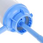 Помпа для воды Luazon Norma, механическая, большая, под бутыль от 11 до 19 л, голубая - Фото 7