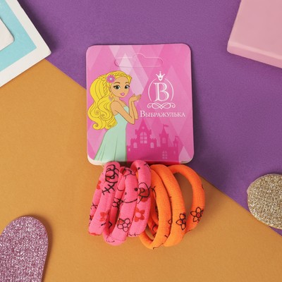 Резинки для волос «Спорт», набор 6 шт., МИКС