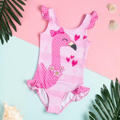 Купальник детский KAFTAN «Фламинго», рост 98-104 см (30) см, 3-4 года