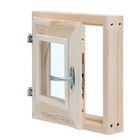 Окно в баню, деревянное, 30×30 см, хвоя, двойное стекло, «Добропаровъ» - Фото 7