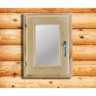 Окно деревянное, 40×30 см, двойное стекло, хвоя - Фото 2