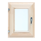 Окно деревянное, 40×30 см, двойное стекло, хвоя - Фото 5