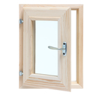 Окно деревянное, 40×30 см, двойное стекло, хвоя - Фото 6