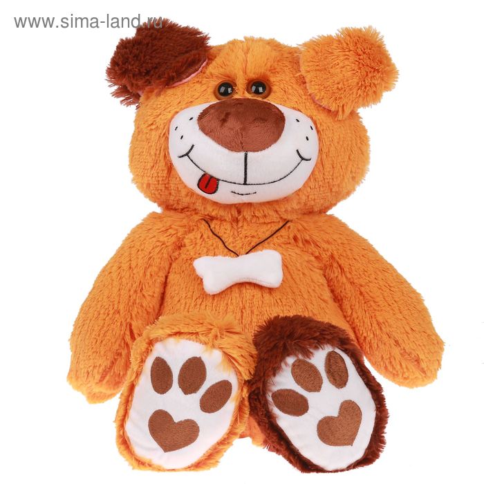Мягкая игрушка "Собака", цвет оранжевый, 55 см - Фото 1