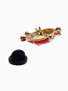 Значок «Божья коровка», цвет красно-чёрный в золоте - Фото 3