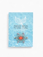 Брошь этника «Черепашка», цветная в серебре - Фото 2