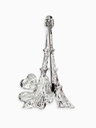 Брошь «Париж весной», цвет белый в серебре - Фото 2