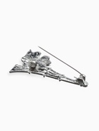 Брошь «Париж весной», цвет белый в серебре - Фото 3