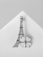 Брошь «Париж весной», цвет белый в серебре - Фото 6