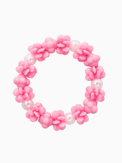 Браслет детский «Выбражулька. Юла», d=6 см бело-розовый