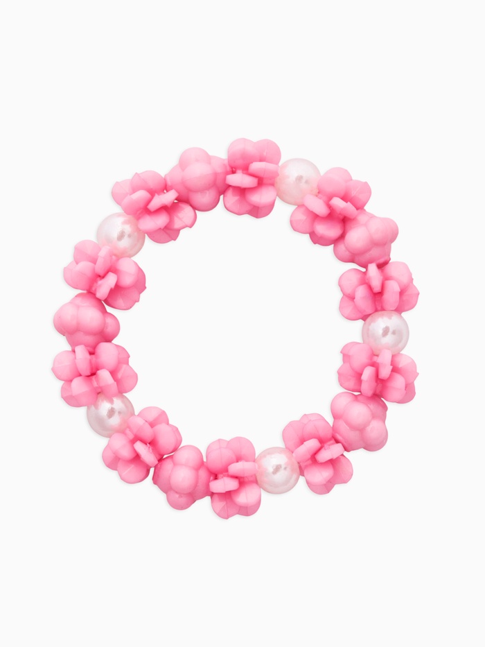 Браслет детский «Выбражулька. Юла», d=6 см бело-розовый