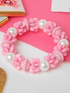 Браслет детский «Выбражулька. Юла», d=6 см бело-розовый (комплект 3 шт) - фото 62068337