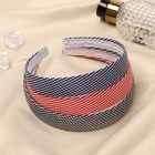 Ободок для волос «Классика», клетка, 2.5 см, МИКС - Фото 2