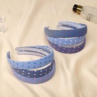 Ободок для волос «Классика», горох, 2.5 см, МИКС - Фото 2