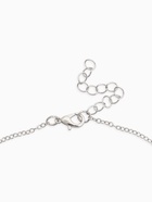 Кулон «Ажурная сова», белый в серебре, 45 см - Фото 4